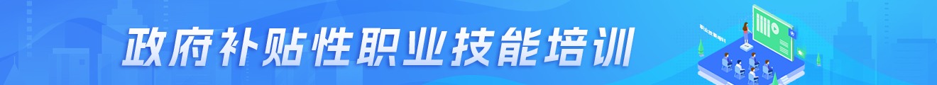 政府性补贴技能培训