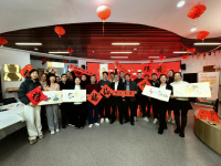 万“福”春联进万家——谭家街道文景东区社区举办春联集市